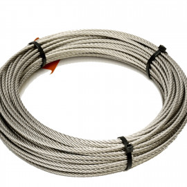 Cable inox 316L 7x7 - 12 m...