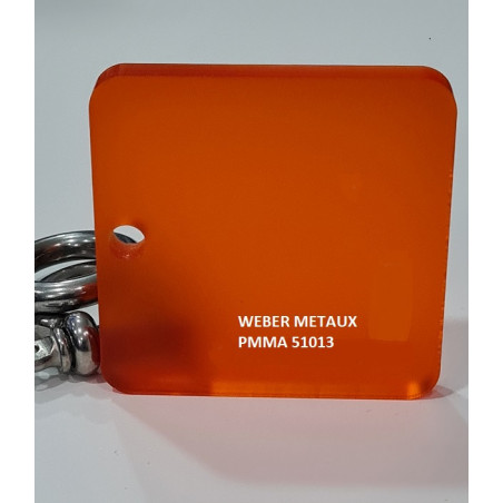 Pmma cn 51013 satinglas orange ép 3