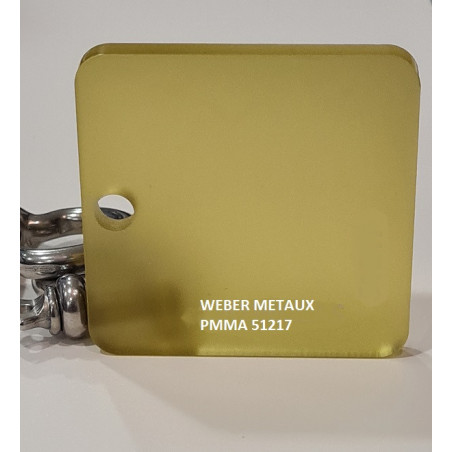 Pmma cn 51217 satinglas jaune acide ép 3