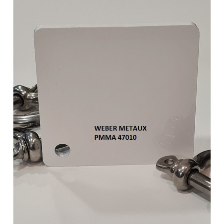 Pmma cn 47010 blanc opaq ép 3