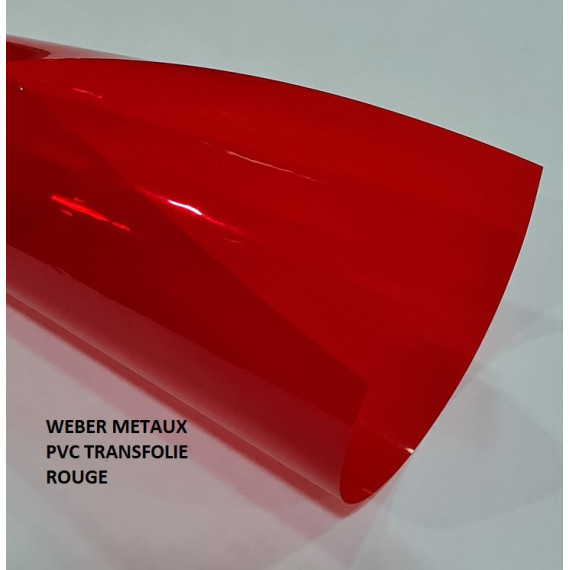 Pvc transp folie rouge Pvc transp folie rouge